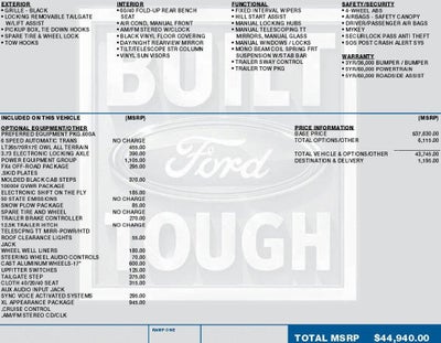2015 Ford Super Duty F-250 SRW 4WD Crew Cab 6-3/4 Ft Box XL