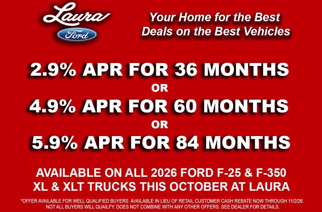 2026 Ford Super Duty F-250 SRW XL 4WD Crew Cab 6.75' Box