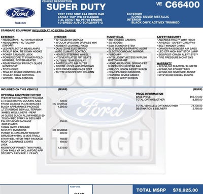 2027 Ford Super Duty F-250 SRW LARIAT 4WD Crew Cab 6.75' Box
