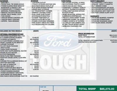 2022 Ford Super Duty F-350 SRW King Ranch 4WD Crew Cab 6.75' Box