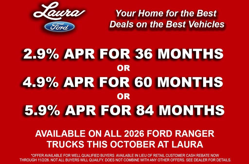 2026 Ford Ranger XLT 4WD SuperCrew 5' Box