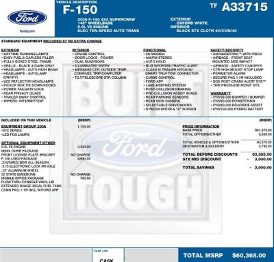 2026 Ford F-150 STX 4WD SuperCrew 5.5' Box