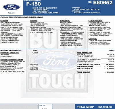 2025 Ford F-150 STX 4WD SuperCrew 5.5' Box