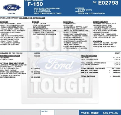 2025 Ford F-150 STX 4WD SuperCrew 5.5' Box