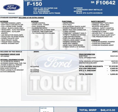 2025 Ford F-150 STX 4WD SuperCab 6.5' Box