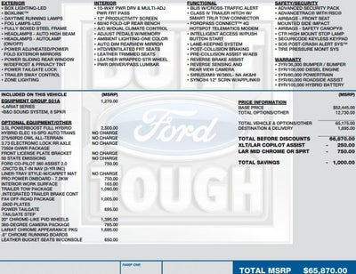 2021 Ford F-150 LARIAT 4WD SuperCrew 5.5' Box