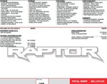 2024 Ford F-150 Raptor 4WD SuperCrew 5.5' Box