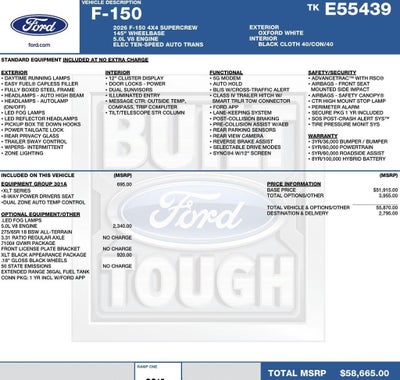 2026 Ford F-150 XLT 4WD SuperCrew 5.5' Box
