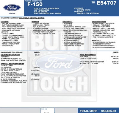 2026 Ford F-150 XLT 4WD SuperCrew 5.5' Box