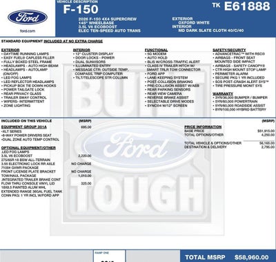 2026 Ford F-150 XLT 4WD SuperCrew 5.5' Box