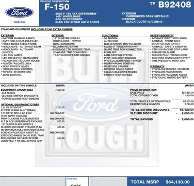 2026 Ford F-150 XLT 4WD SuperCrew 5.5' Box