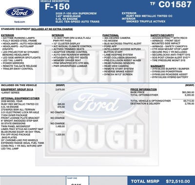 2026 Ford F-150 LARIAT 4WD SuperCrew 5.5' Box