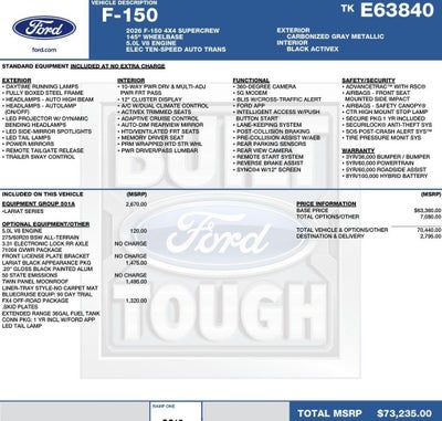 2026 Ford F-150 LARIAT 4WD SuperCrew 5.5' Box