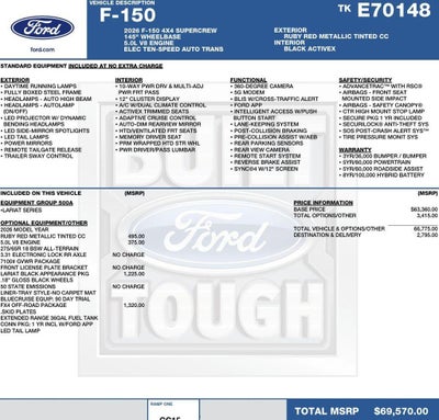 2026 Ford F-150 LARIAT 4WD SuperCrew 5.5' Box