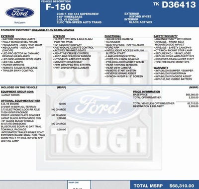 2026 Ford F-150 LARIAT 4WD SuperCrew 5.5' Box