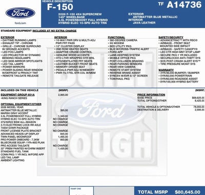 2026 Ford F-150 King Ranch 4WD SuperCrew 5.5' Box