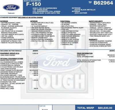 2026 Ford F-150 King Ranch 4WD SuperCrew 5.5' Box