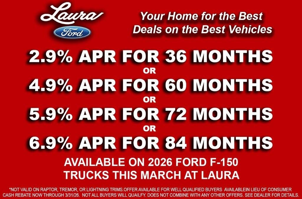 2026 Ford F-150 XL 4WD Reg Cab 6.5' Box