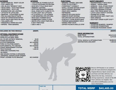 2023 Ford Bronco Sport Outer Banks 4x4