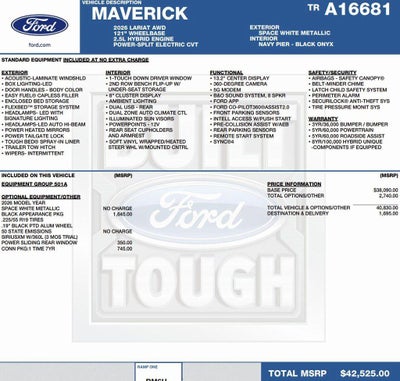 2026 Ford Maverick LARIAT AWD SuperCrew