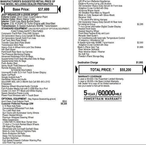 2026 Jeep Wrangler WRANGLER 4-DOOR WILLYS