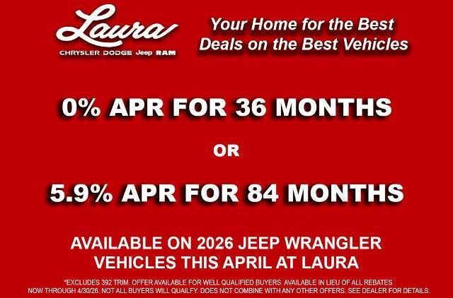 2026 Jeep Wrangler WRANGLER 4-DOOR SPORT