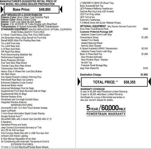 2026 Jeep Wrangler WRANGLER 4-DOOR RUBICON