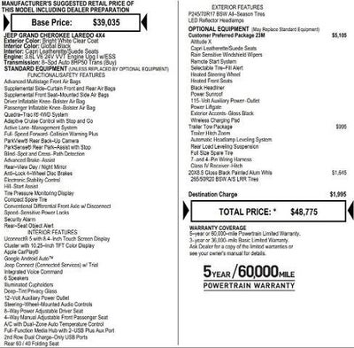 2025 Jeep Grand Cherokee GRAND CHEROKEE ALTITUDE X 4X4