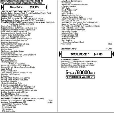 2026 Jeep Grand Cherokee GRAND CHEROKEE LAREDO ALTITUDE 4X4