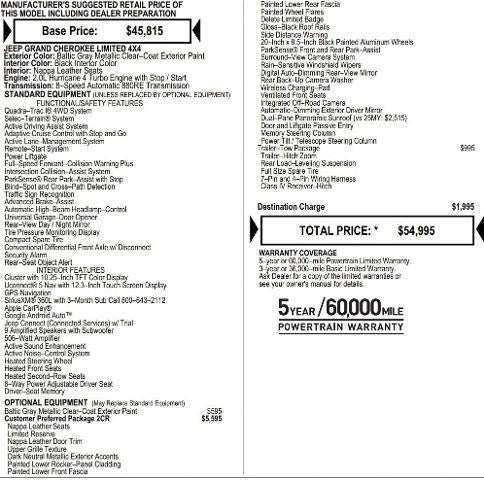 2026 Jeep Grand Cherokee GRAND CHEROKEE LIMITED RESERVE 4X4