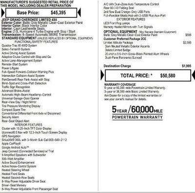 2026 Jeep Grand Cherokee GRAND CHEROKEE LIMITED 4X4