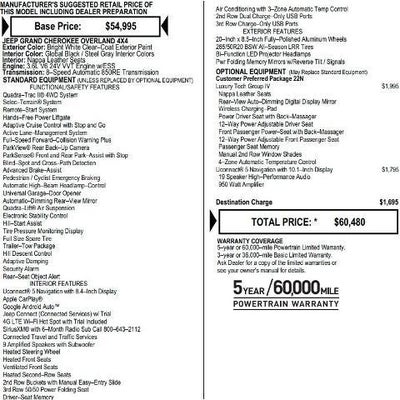 2021 Jeep Grand Cherokee L Overland 4x4