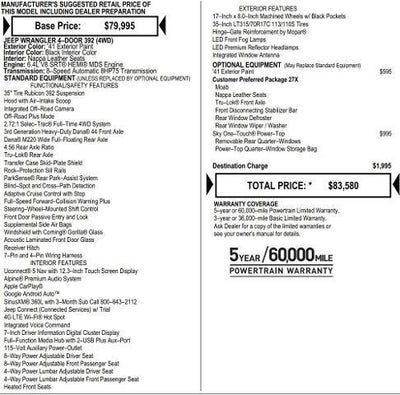 2026 Jeep Wrangler WRANGLER 4-DOOR MOAB 392