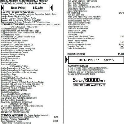 2025 RAM 1500 Laramie Crew Cab 4x4 5'7' Box