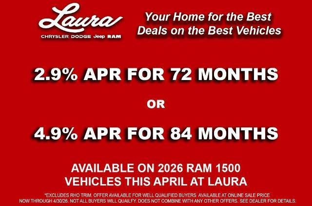 2026 RAM Ram 1500 RAM 1500 LARAMIE CREW CAB 4X4 5'7' BOX