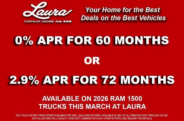 2026 RAM Ram 1500 RAM 1500 LARAMIE CREW CAB 4X4 6'4' BOX