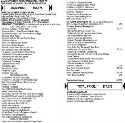 2026 RAM Ram 1500 RAM 1500 LARAMIE CREW CAB 4X4 6'4' BOX
