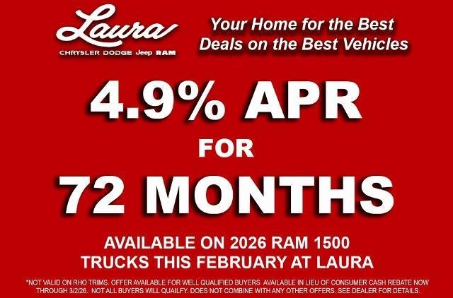 2026 RAM Ram 1500 RAM 1500 LARAMIE CREW CAB 4X4 6'4' BOX