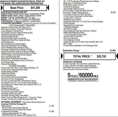 2026 Chrysler Pacifica PACIFICA SELECT AWD