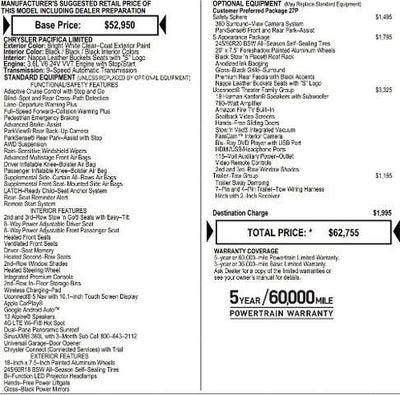 2026 Chrysler Pacifica PACIFICA LIMITED AWD