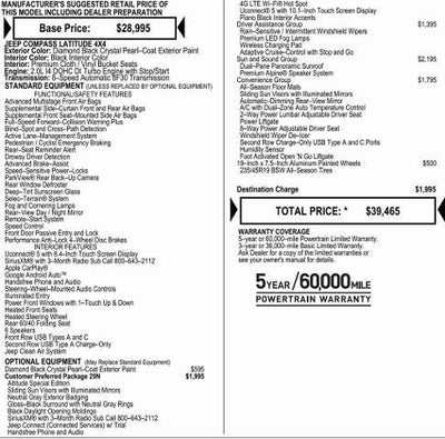 2026 Jeep Compass COMPASS LATITUDE ALTITUDE 4X4