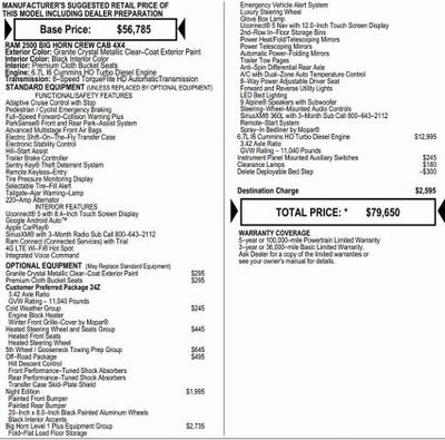 2026 RAM Ram 2500 RAM 2500 BIG HORN CREW CAB 4X4 6'4' BOX