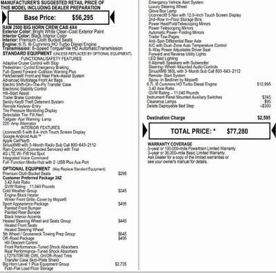 2026 RAM Ram 2500 RAM 2500 BIG HORN CREW CAB 4X4 6'4' BOX