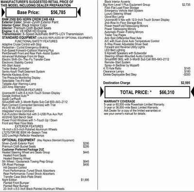 2026 RAM Ram 2500 RAM 2500 BIG HORN CREW CAB 4X4 6'4' BOX