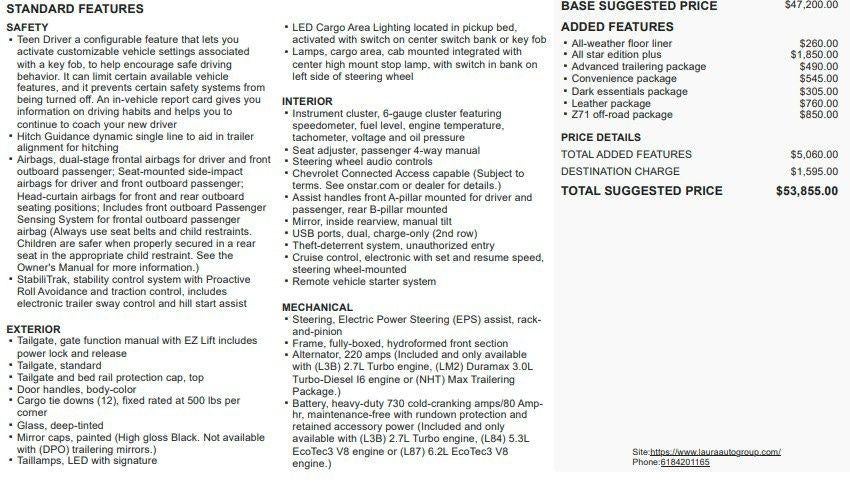 2021 Chevrolet Silverado 1500 RST All Star Edition Plus