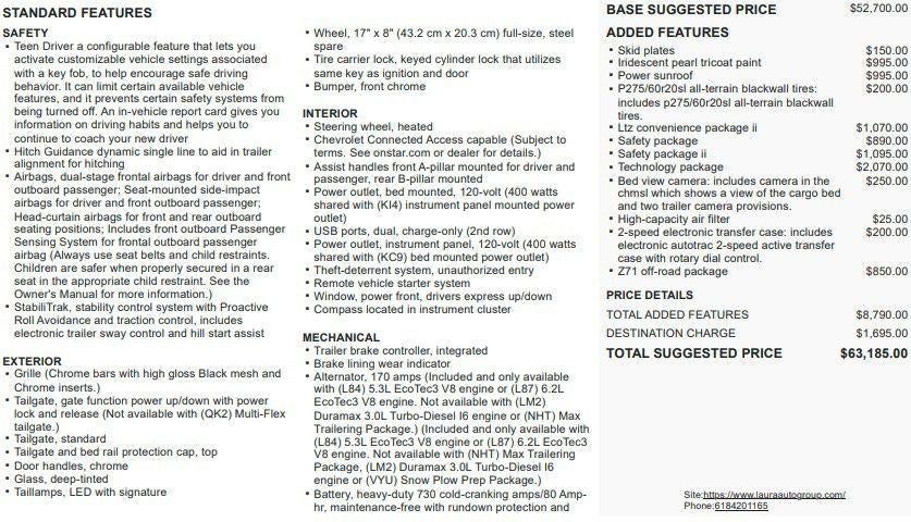 2021 Chevrolet Silverado 1500 LTZ