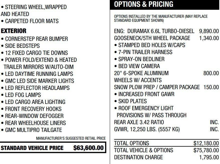2023 GMC Sierra 3500 HD SLT