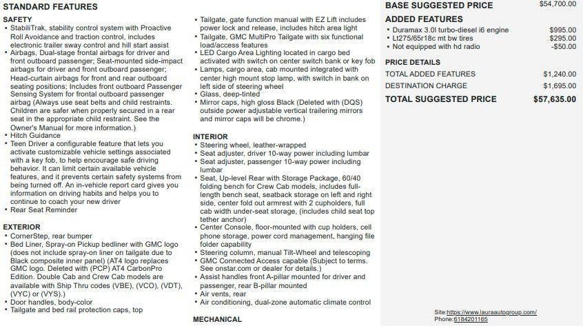 2021 GMC Sierra 1500 AT4