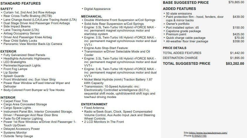 2023 Toyota Sequoia Capstone