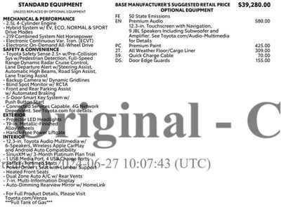2024 Toyota Venza XLE